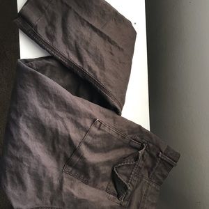 Banana republic linen pants brown